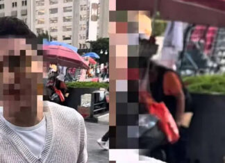 Vendedora de frutas hace del baño frente a Bellas Artes en la CDMX Vendedora de frutas hace del baño frente a Bellas Artes en la CDMX