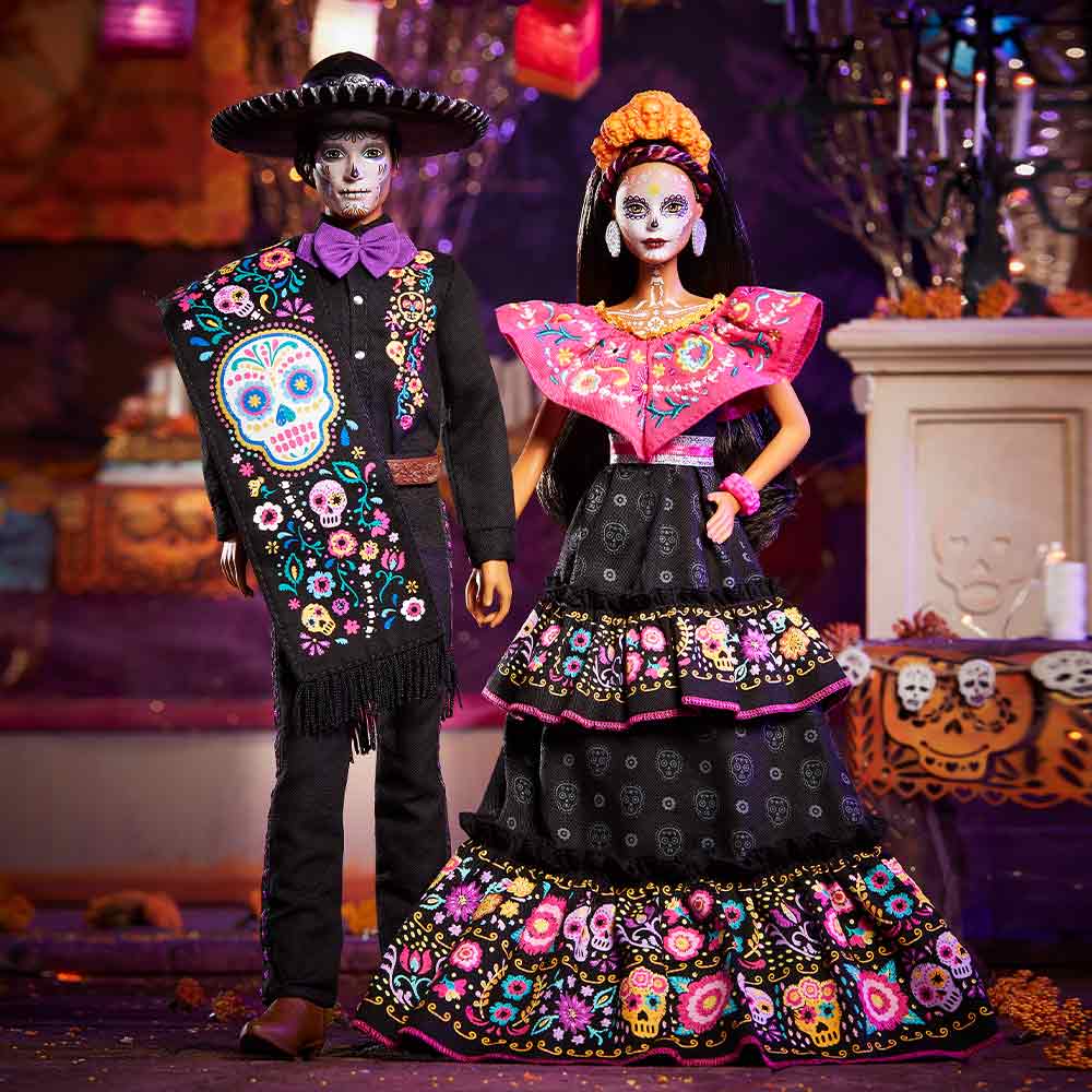 Barbie y Ken celebran el Día de Muertos con edición 2025