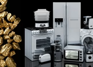 Método innovador extrae oro de 22 quilates de electrodomésticos viejos usando residuos lácteos oro en electrodomesticos