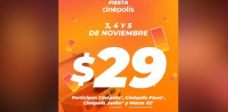 Cinépolis tendrá boletos a 29 pesos en México por tiempo limitado Cinépolis tendrá boletos a 29 pesos en México por tiempo limitado
