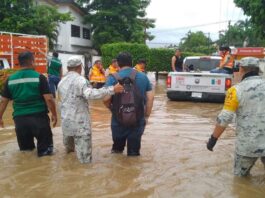Marina Afirma que se Alertó en Veracruz por Fuertes Lluvias