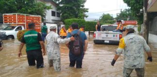 Marina Afirma que se Alertó en Veracruz por Fuertes Lluvias