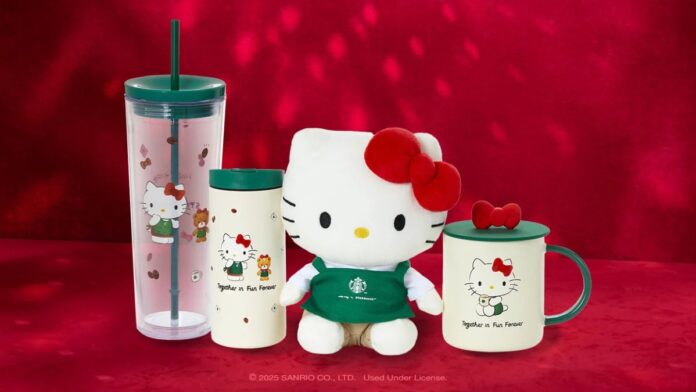 Starbucks lanza colección de Hello Kitty