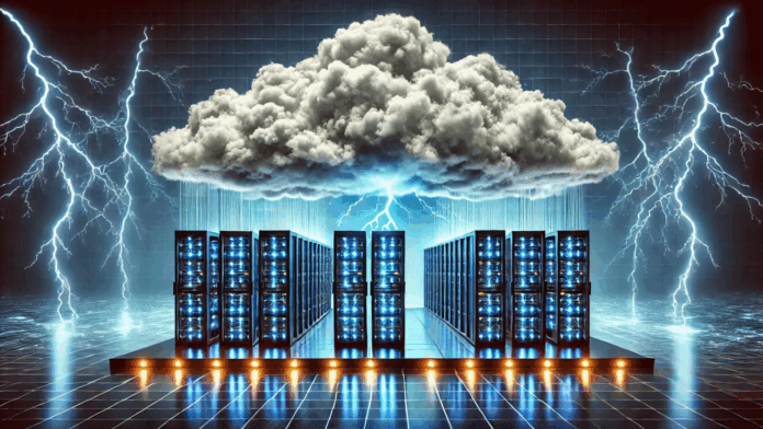 tormentas y centros de datos