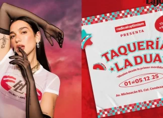 Dua Lipa tendrá su propia taquería en CDMX Dua Lipa tendrá su propia taquería en CDMX
