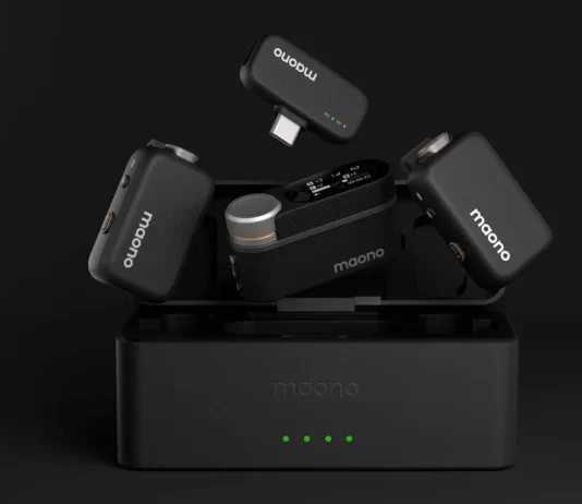 Micrófono de solapa inalámbrico para grabación de video Wave T7 AI