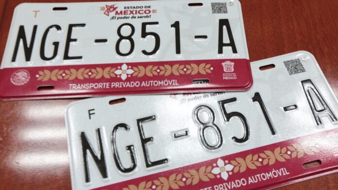 Reemplacamiento vehicular 2026 en el Edomex