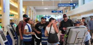 Sectur reporta 16.5 millones de turistas vía aérea a México entre enero y octubre de 2025