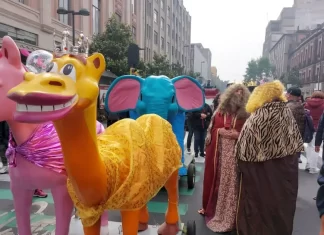 Romería navideña se instala en la Alameda Central de la Ciudad de México romeria navideña cdmx 2025