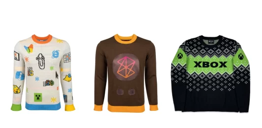 Microsoft revive el “ugly sweater” con íconos retro y Xbox en 2025 ugly sweater microsoft