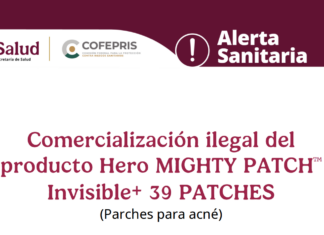 Cofepris lanza alerta por venta irregular de parches para acné en México