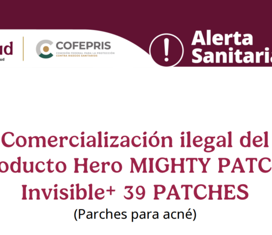 Cofepris lanza alerta por venta irregular de parches para acné en México