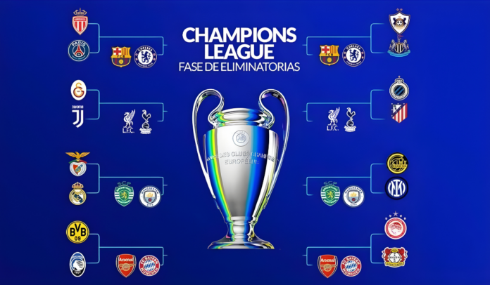 Champions League: Así se jugarán los playoffs