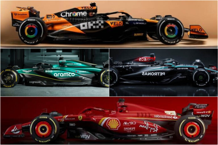 Diseños de todos los autos para la temporada 2026