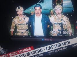 Trump afirma captura de Nicolás Maduro tras operación militar en Venezuela maduro capturado