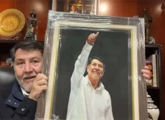 Retrato de Noroña: autor y costo bajo la lupa pública retrato noroña senado