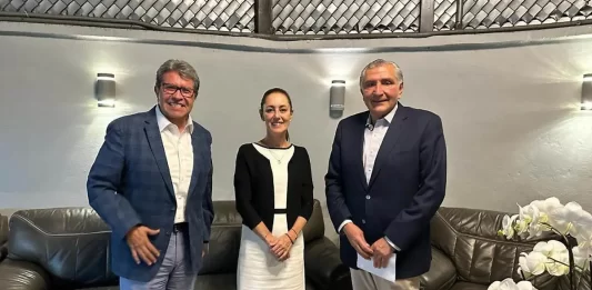 Monreal y Sheinbaum acuerdan reunión por reforma electoral sheinbaum y adan augusto reunion