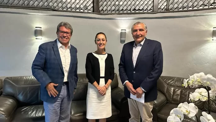 sheinbaum y adan augusto reunion