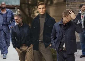 Azul marino y café: la dupla elegante de la temporada 2026 Azul marino y cafe moda 2026