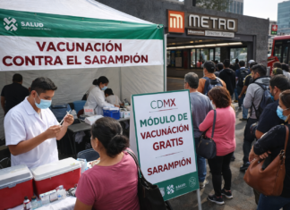 CDMX refuerza vacunación contra el sarampión con dos mil módulos en toda la ciudad