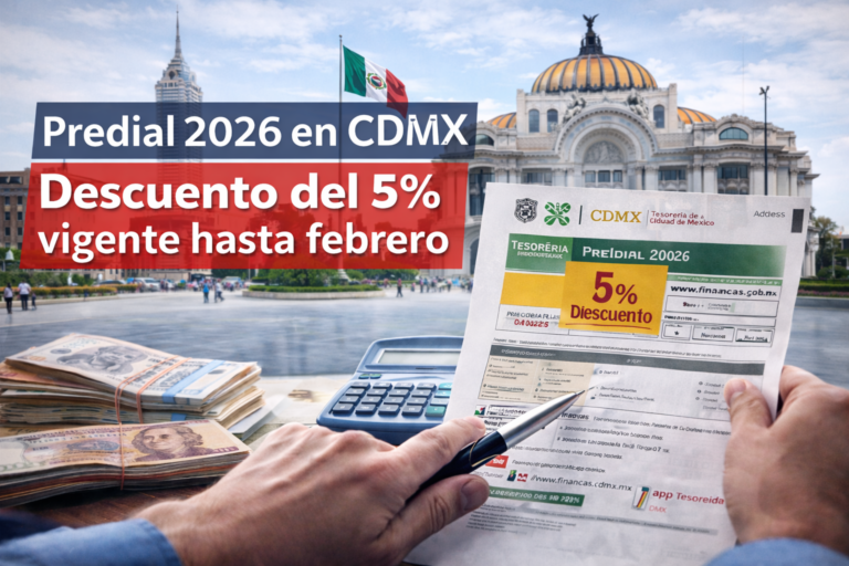 Predial 2026 en CDMX: febrero aún ofrece descuento por pronto pago ...