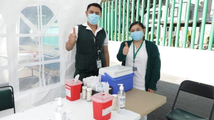 IMSS-UNAM abren mega centro de vacunación contra el sarampión