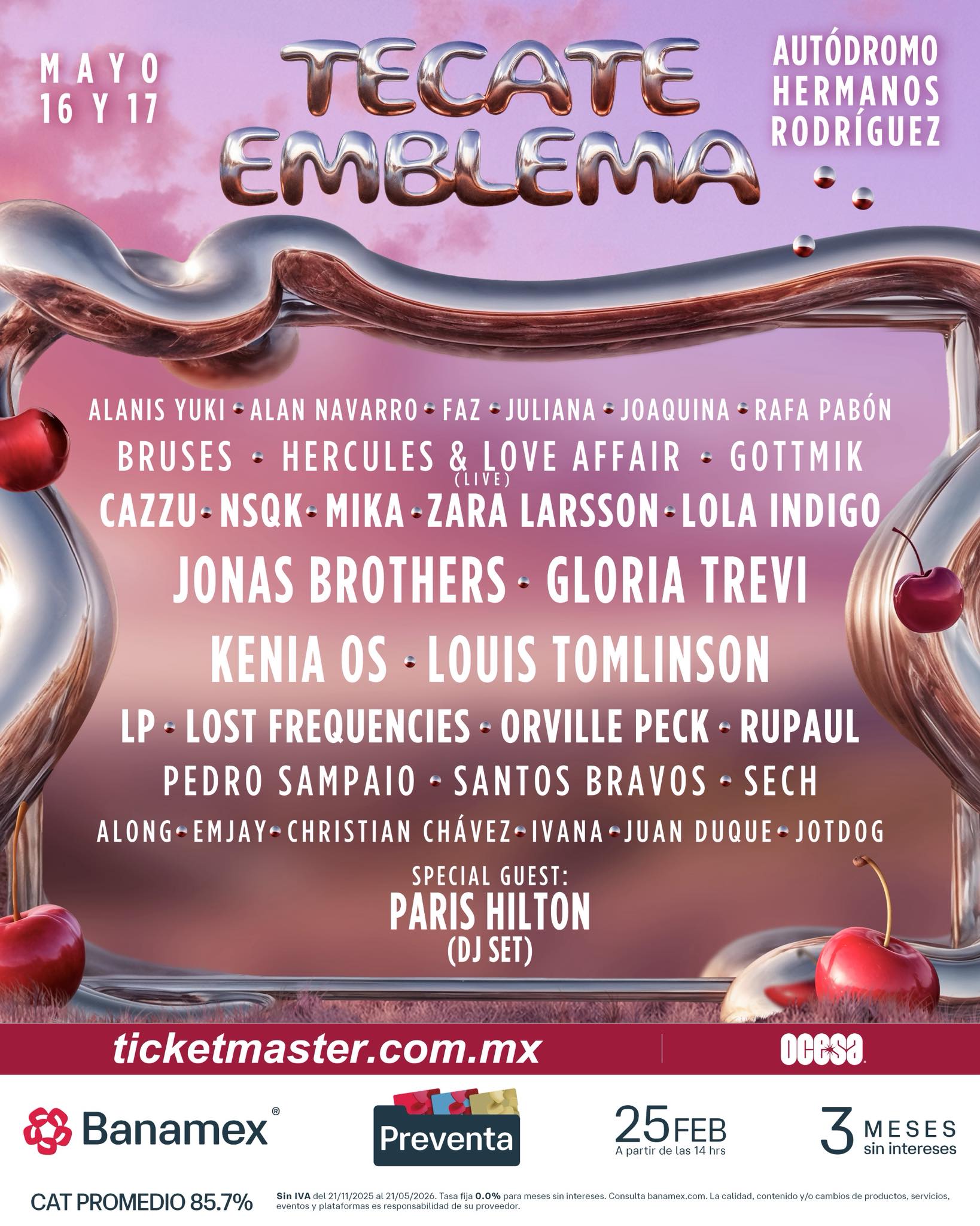 Tecate Emblema 2026 fases, precios de boletos y todo lo que se sabe