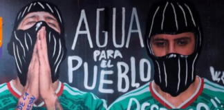 El mural del Mundial 2026 en el Azteca amanece intervenido: protesta, arte y polémica en el mismo lienzo