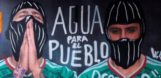 El mural del Mundial 2026 en el Azteca amanece intervenido: protesta, arte y polémica en el mismo lienzo