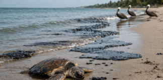 Alerta en Veracruz: aumenta la muerte de fauna marina por derrame de hidrocarburo