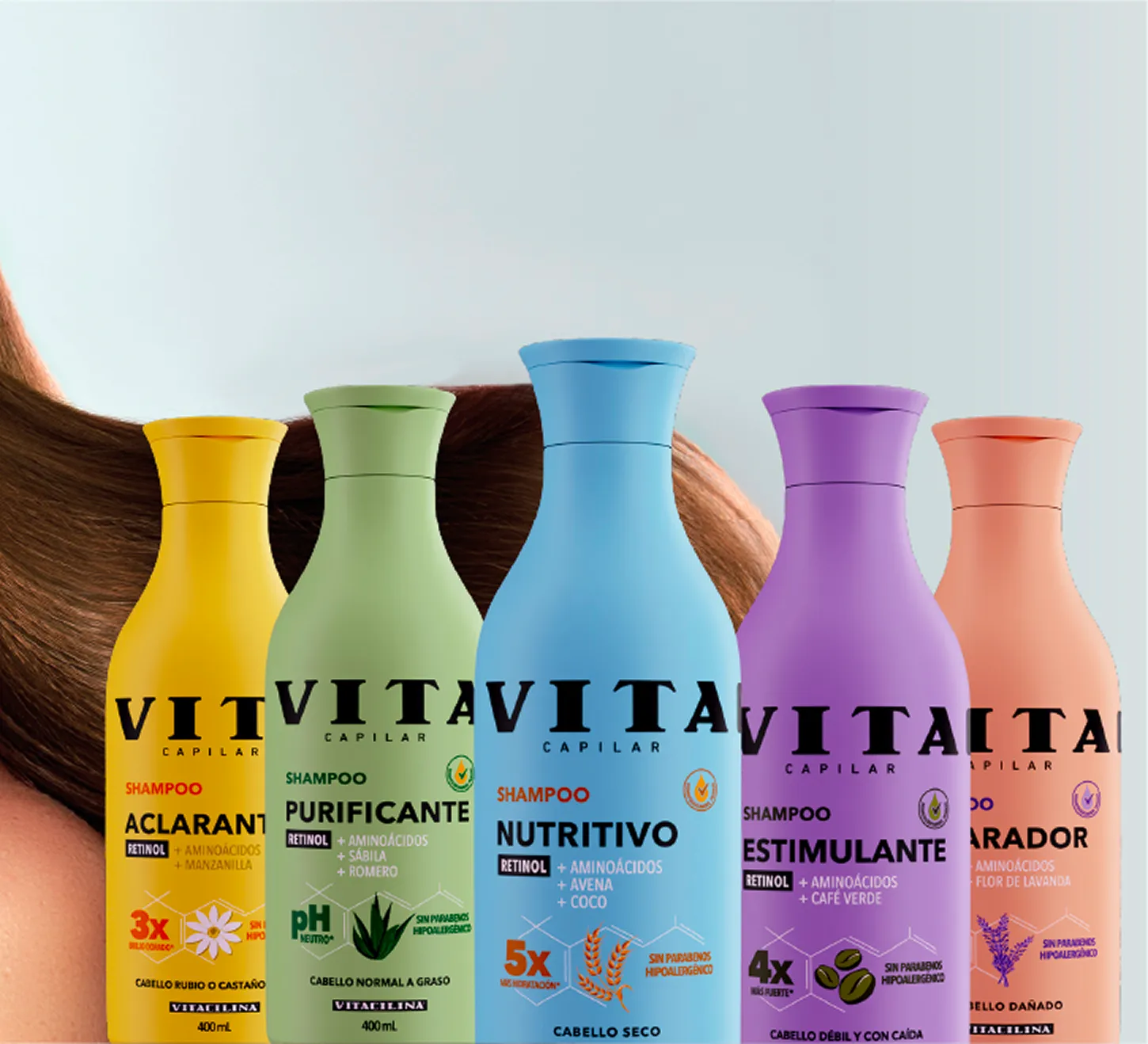 Shampoos de Vitacilina para qué sirve cada uno