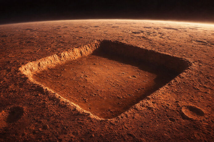 cuadro foto nasa marte
