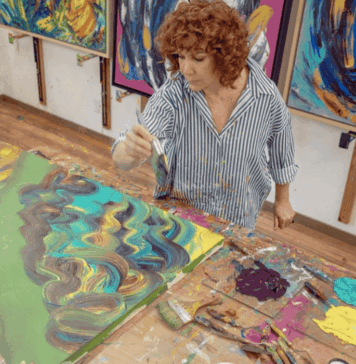 Exposición de Pilar Mainou en CDMX: arte abstracto que explora emoción y color noticias Pilar Mainou