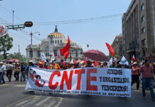 Gobierno y CNTE retoman negociaciones; maestros analizarán si concluyen el paro nacional CNTE convoca marchas en mayo: rutas, fechas, demandas y posible escalada a huelga nacional