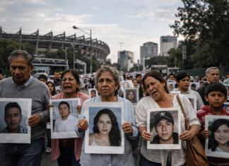 Mundial 2026 vs desapariciones en CDMX: familias llevan su protesta al escenario global