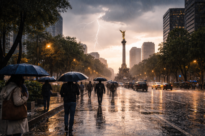 Lluvias intensas, granizo y calor extremo: así será el clima en México esta semana