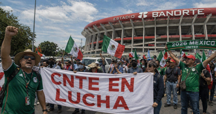 CNTE perfila huelga nacional durante el Mundial 2026; magisterio busca visibilizar demandas a nivel global