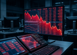 Wall Street cae y el petróleo se dispara tras amenaza de Trump de intensificar la guerra con Irán