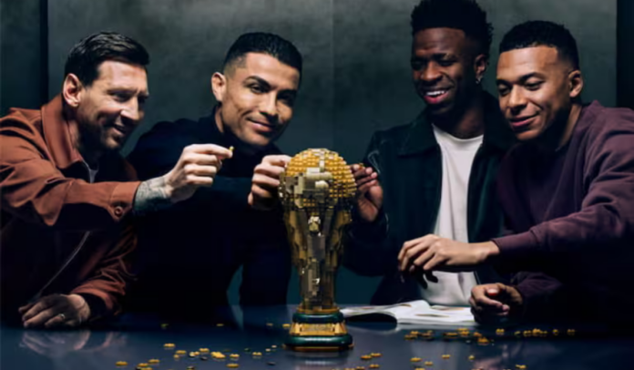 Lego lanza una de las mejores publicidades con Messi, Ronaldo, Mbappé y Vini Jr.