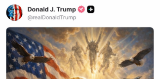 Trump desata polémica al publicar imagen con IA en la que aparece como Jesucristo