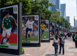 Panini lleva el Mundial a Reforma con exposición de estampas gigantes rumbo a 2026