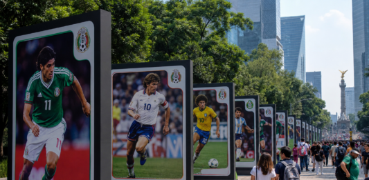 Panini lleva el Mundial a Reforma con exposición de estampas gigantes rumbo a 2026