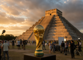INAH descarta demanda por fotos del trofeo del Mundial 2026 en Chichén Itzá