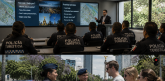 Mundial 2026: más de 10 mil policías de CDMX aprenden inglés para atender turistas