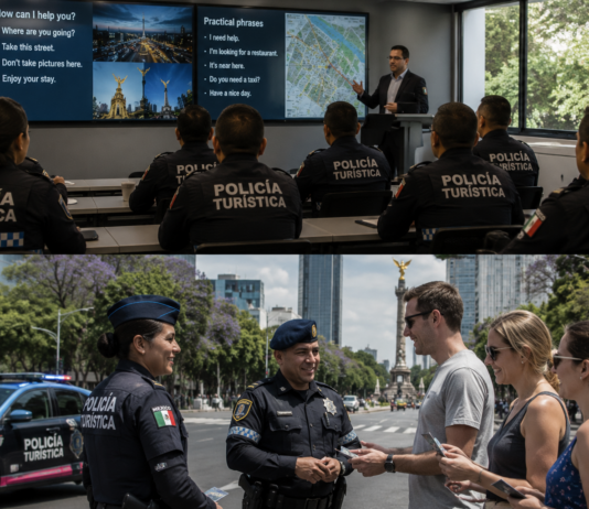 Mundial 2026: más de 10 mil policías de CDMX aprenden inglés para atender turistas
