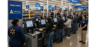 Walmart reduce cajas de autocobro en EEUU mientras México apuesta por tiendas automatizadas cajas autocobro walmart