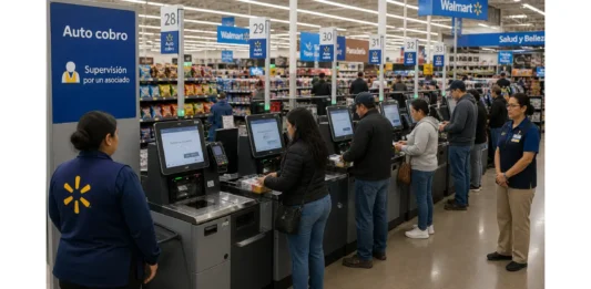 Walmart reduce cajas de autocobro en EEUU mientras México apuesta por tiendas automatizadas cajas autocobro walmart