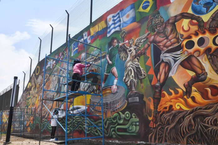 mural monumental del Mundial 2026