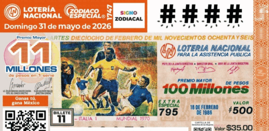 Lotería Nacional lanza billete conmemorativo del Mundial 2026 y revive la historia futbolera de México noticias loteria nacional mundial 2026