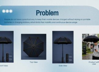 Diseñadora mexicana crea paraguas solar que carga celulares y apuesta por energía portátil urbana paraguas solar James Dyson Award